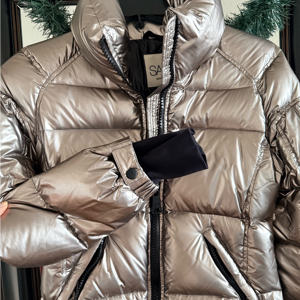 Sold - SAM Iconic Freestyle Metallic Jacket with Black Zipper